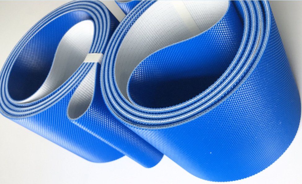 藍(lán)色食品級(jí)PVC磚石花紋輸送帶(圖5)